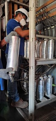 Mantenimiento banco de condensadores